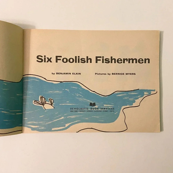 Vintage 1968 Six Foolish Fisherman Scholastic Book by Benjamin Elkin - Picture 7 of 13